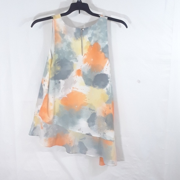 DKNYC sleeveless assymetrical top size L - Picture 2 of 7